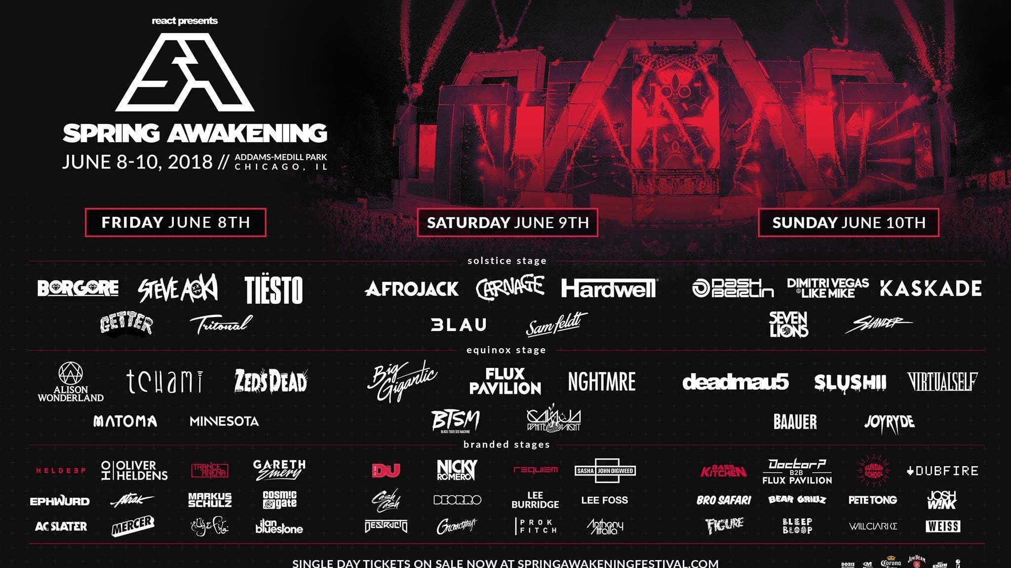 Kick off Festival Season at Spring Awakening Music Festival 2018