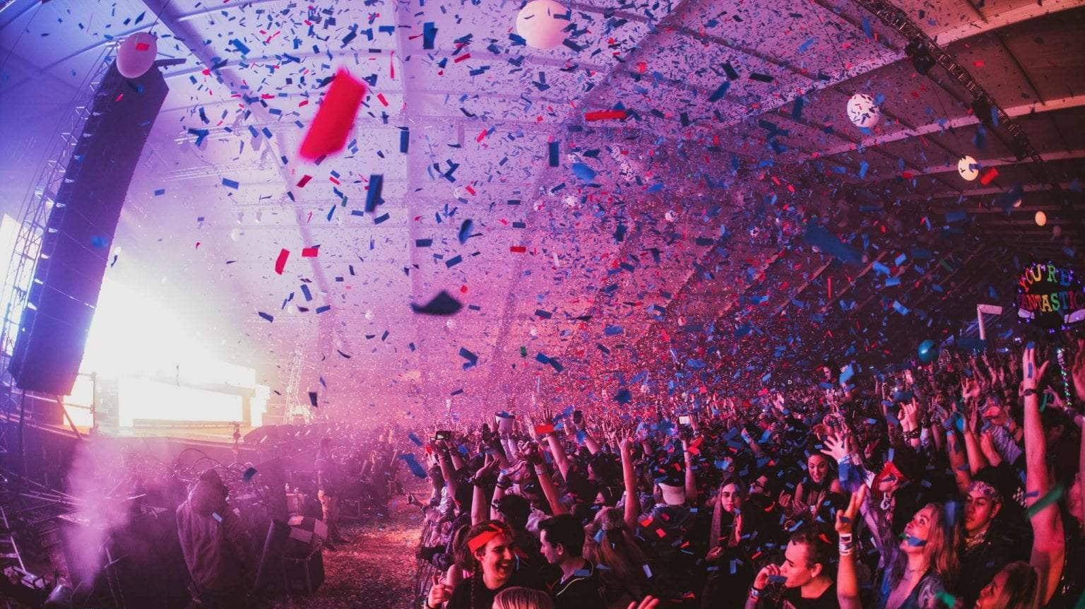 Decadence Arizona Confetti Dropping