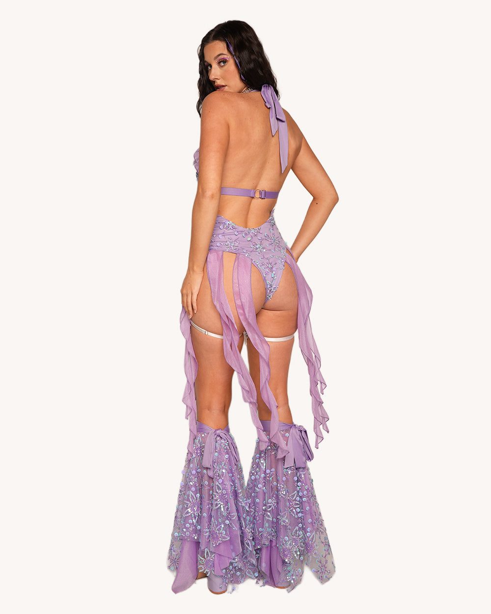 Sweet Serenade Halter Bodysuit - Image 1