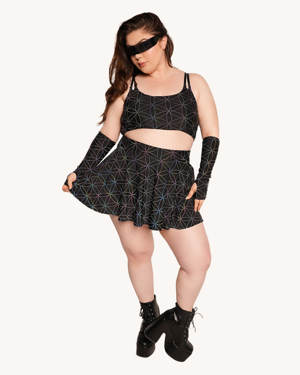 Glowkeeper Rainbow Reflective Skirt - Image 8