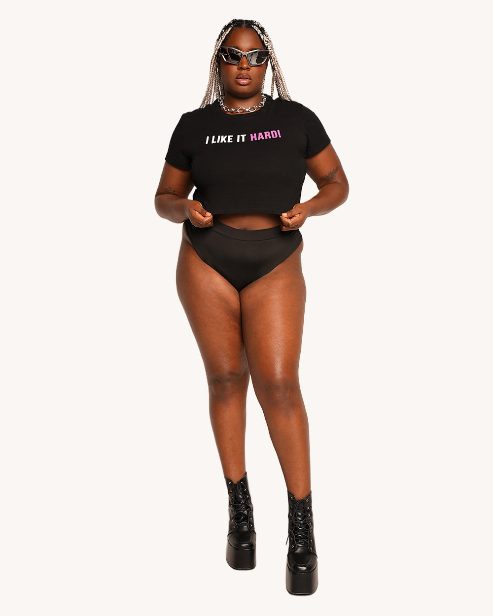 I Like It Hard Cropped Tee - Image 5