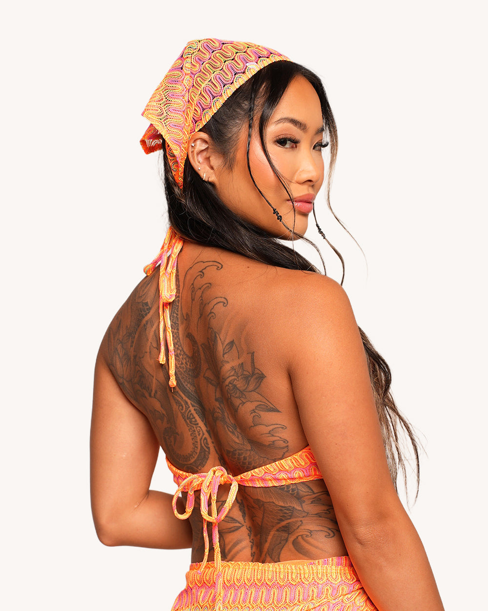 Sunkissed Top with Head Scarf - Image 2