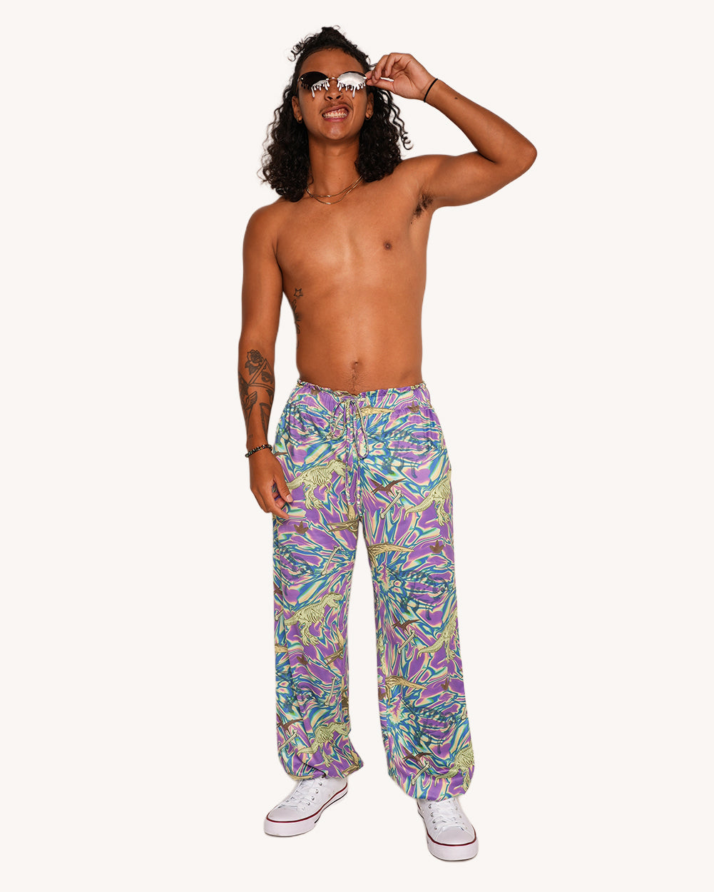 Dino Daze Harem Pants-Men