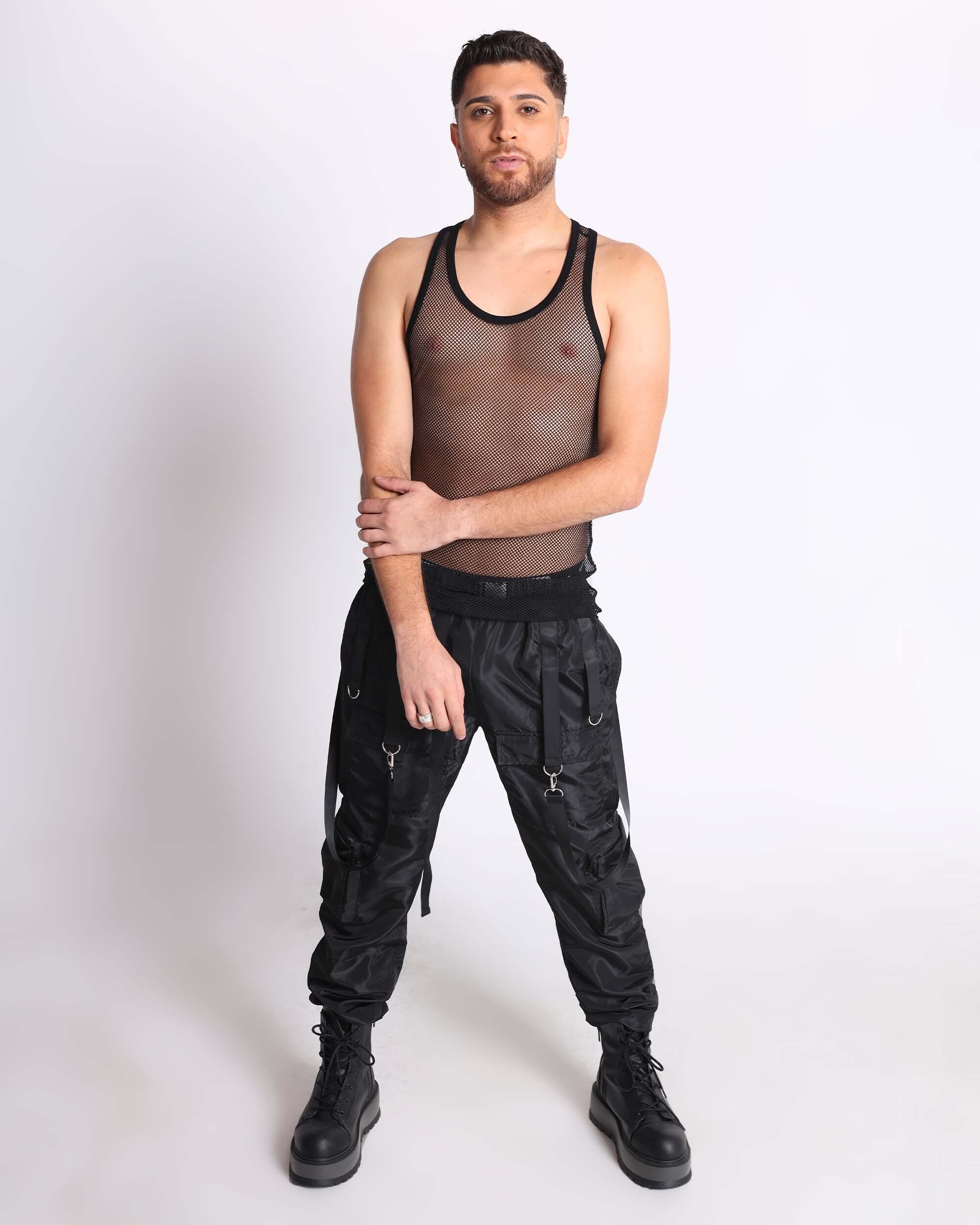 Unisex Tempest Men's Fishnet Tank-Men