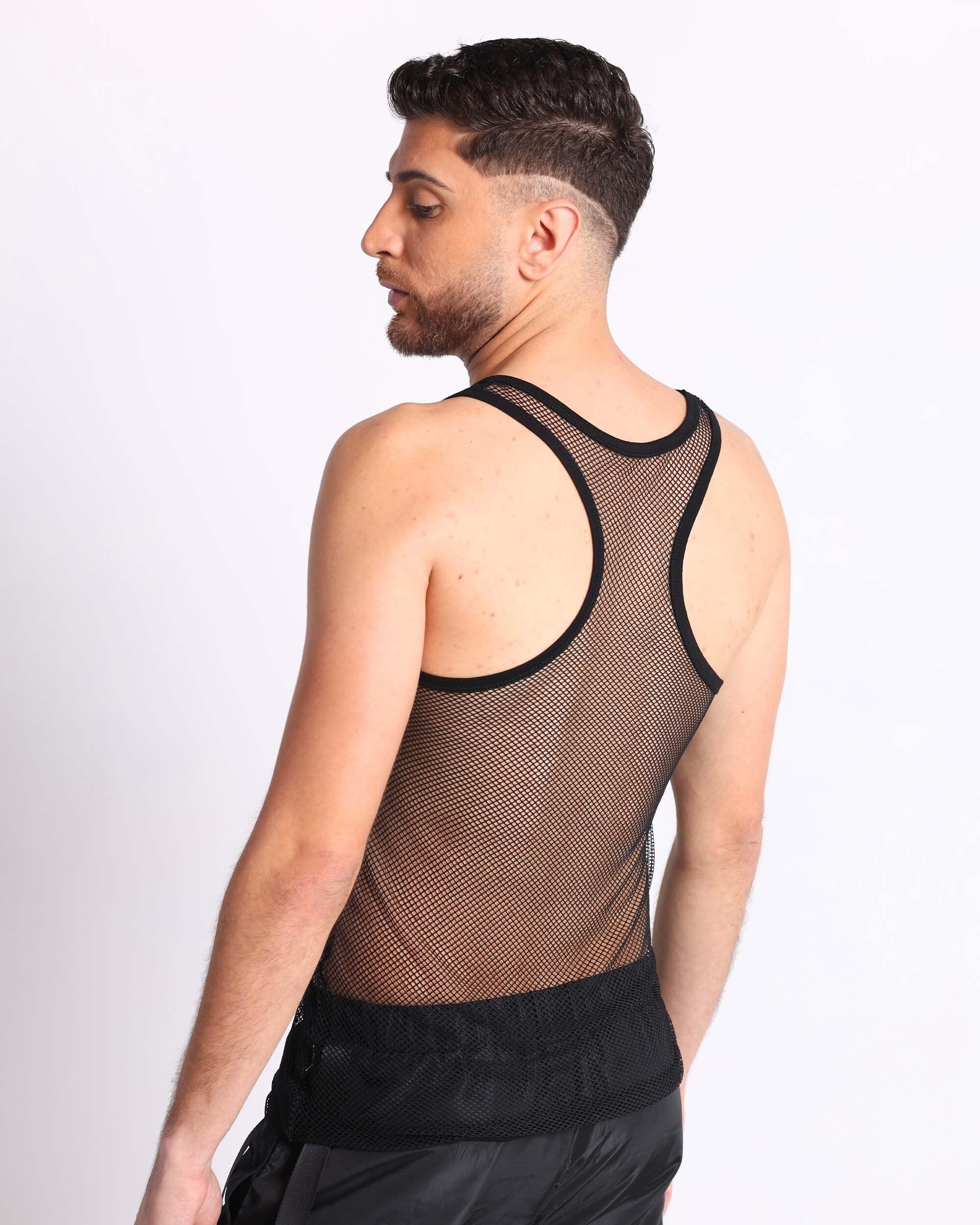 Unisex Tempest Men's Fishnet Tank-Men