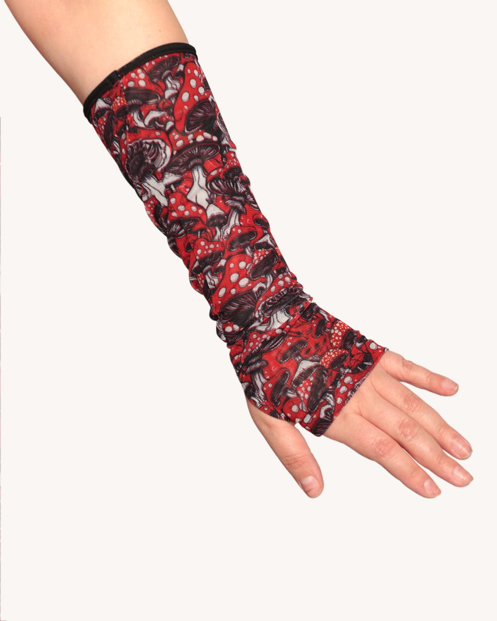 Secret of Life Mushroom Halter Top with Sleeves - Image 1