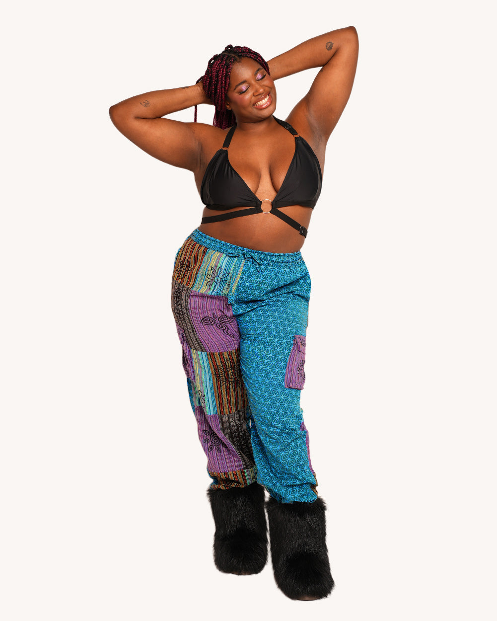 Island Blue Harem Pants - Image 34494287446199