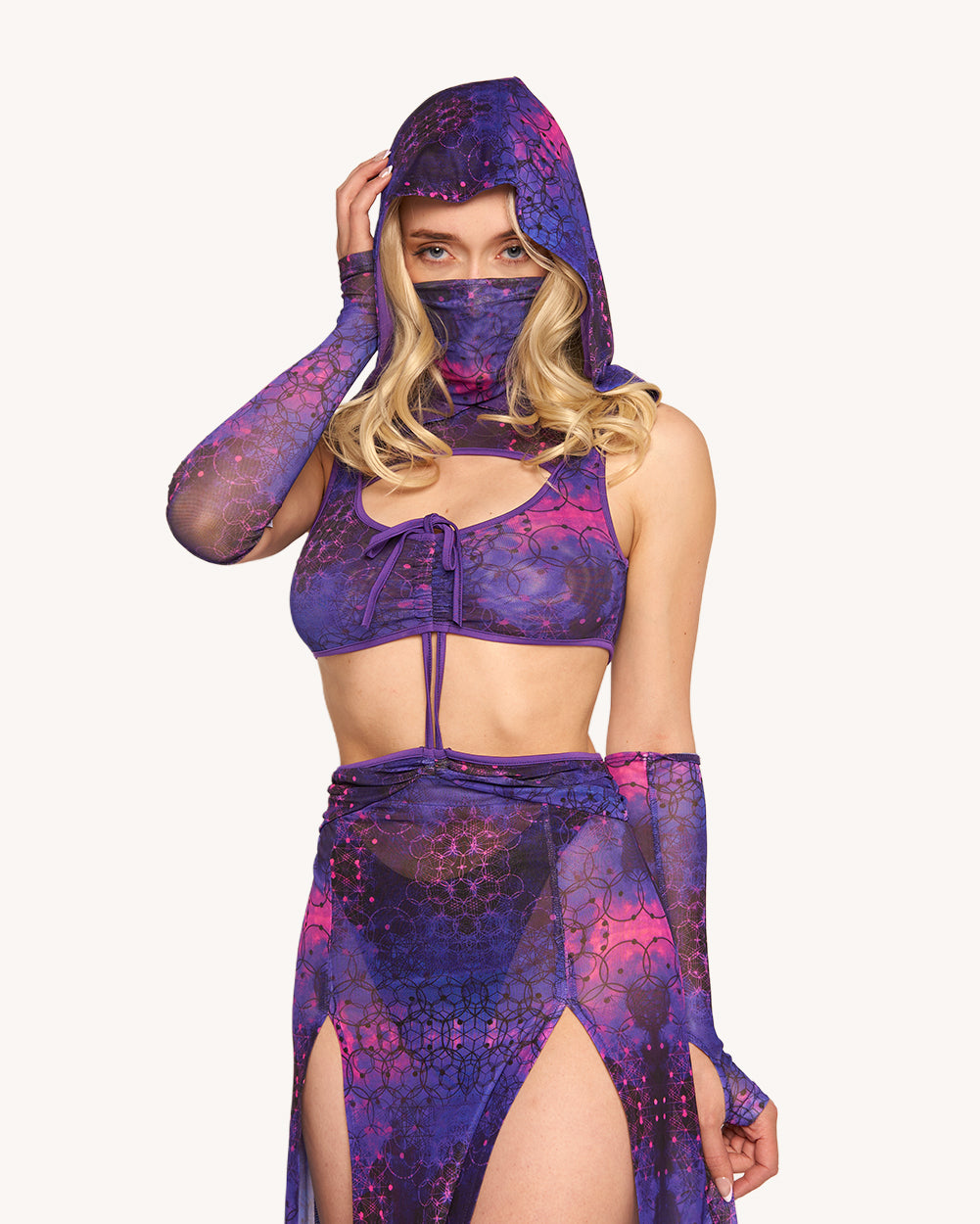 Violet Vibrations Dress - Image 34721054523575