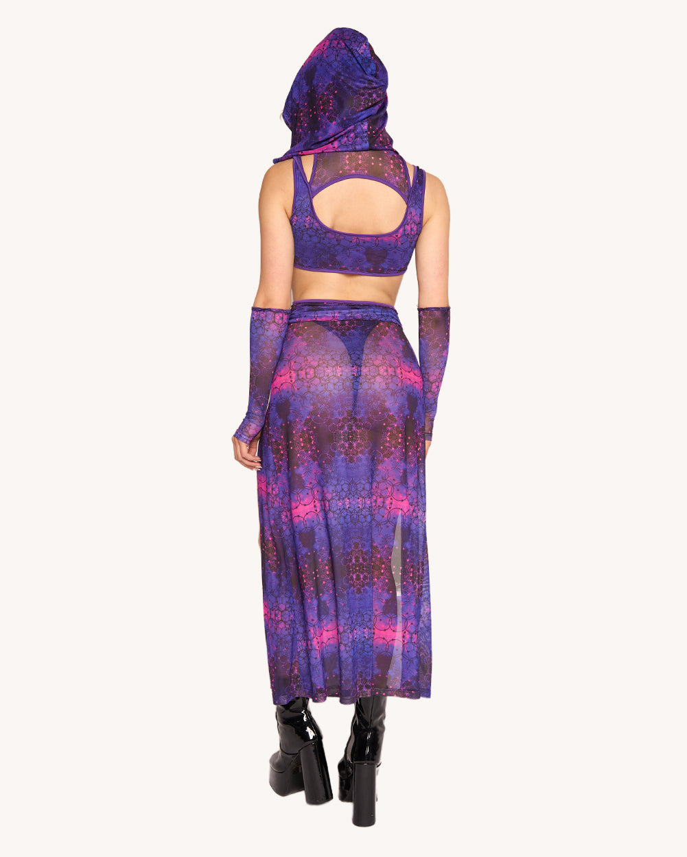 Violet Vibrations Dress - Image 34721054589111