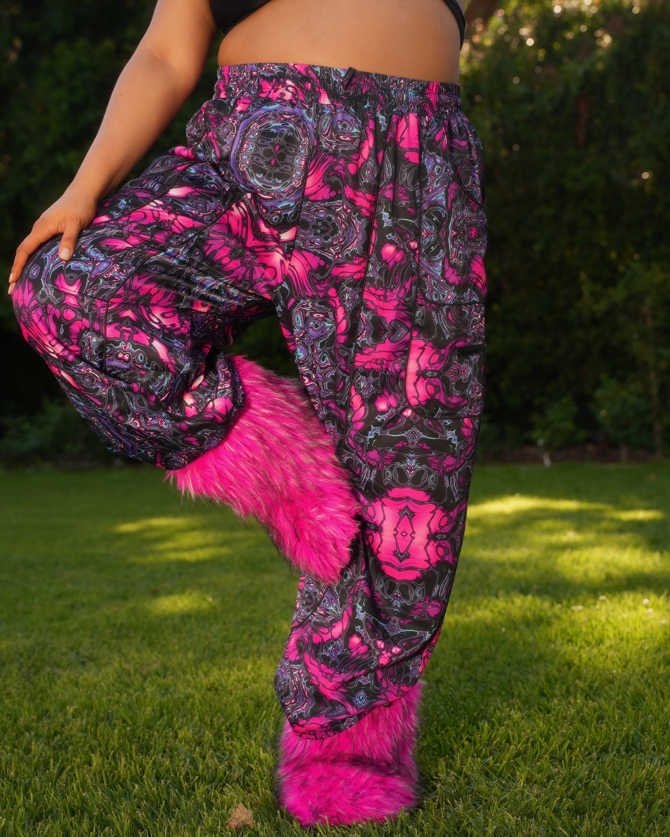 Lucid Lava Unisex Harem Pants - Image 35190520217783