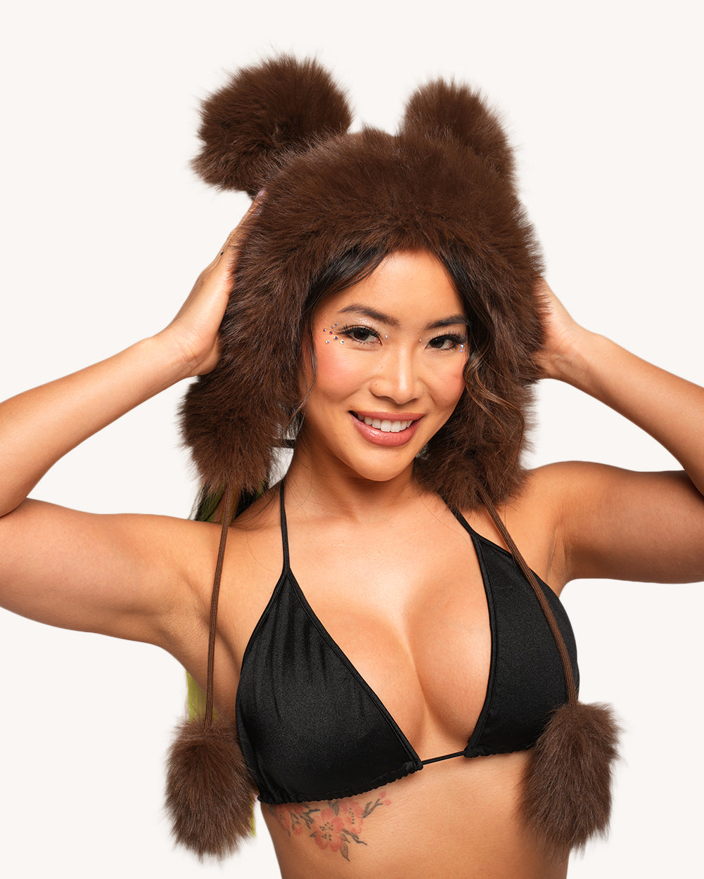 Beary Sweet Furry Hat - Image 35195969339575