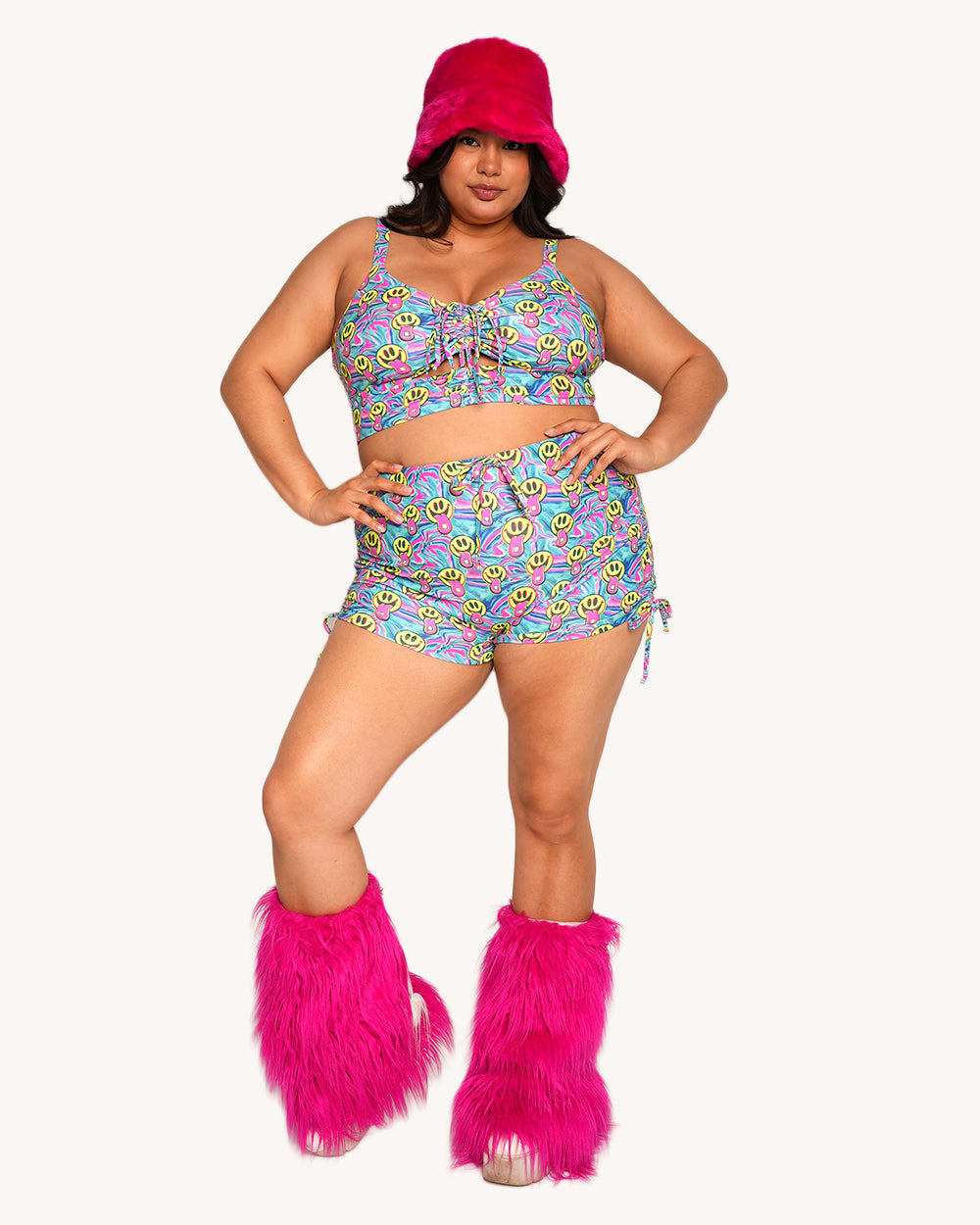 Happy Hour Ruched Shorts - Image 5