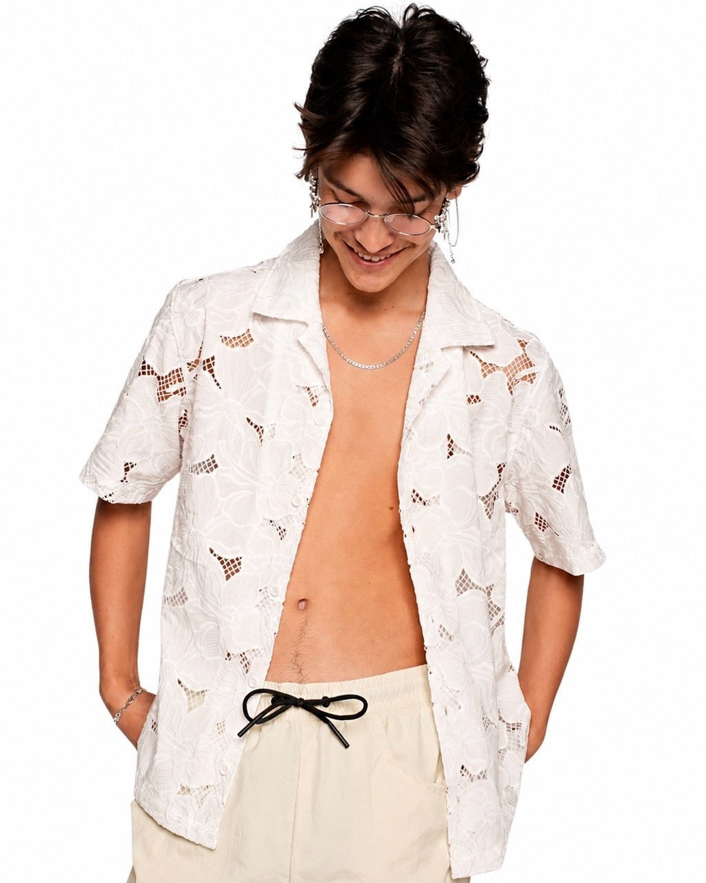 Coastal Groove Men's Camp Shirt - Image 1