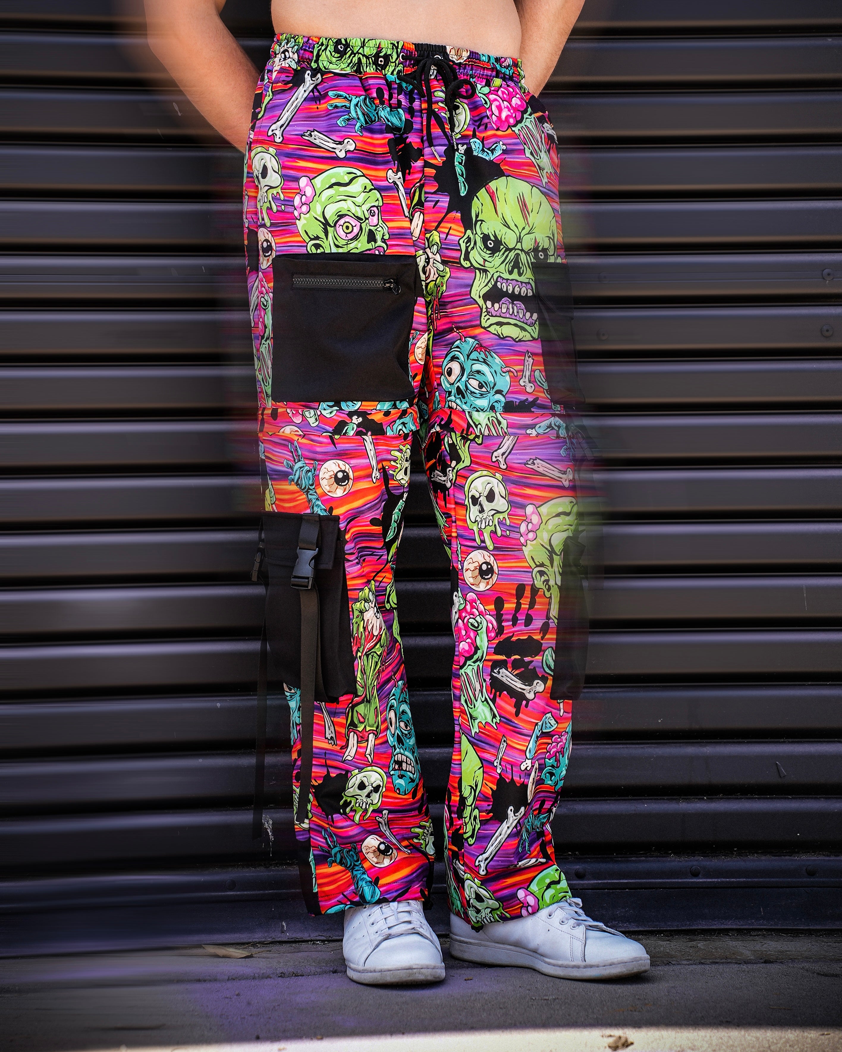 Rave With the Undead Zip Away Pants - Image 35772004532407
