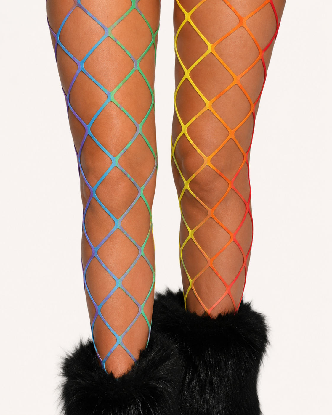 Lucky Charm Fishnet Tights - Image 35978843947191