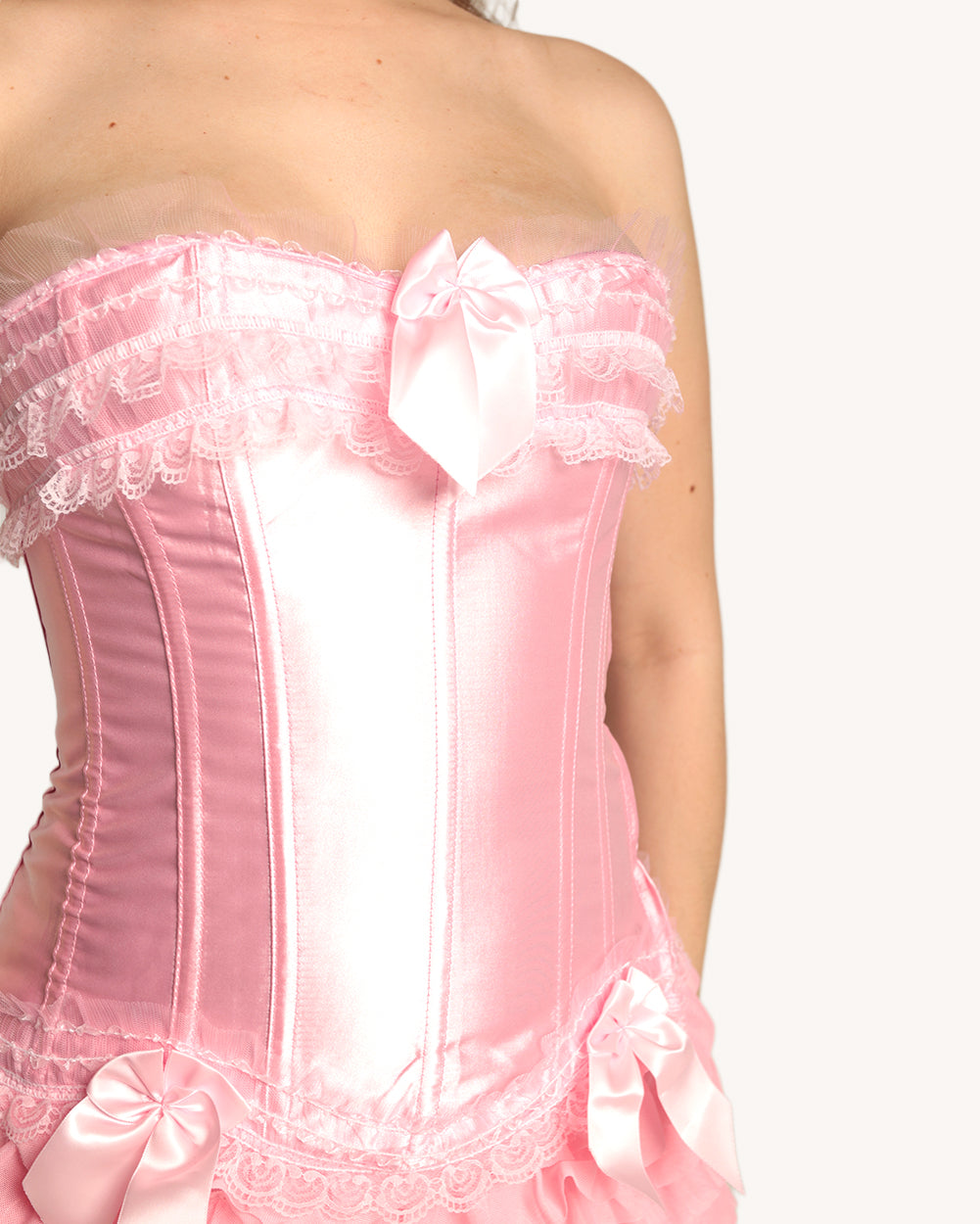 Pink Champagne Corset Top - Image 35894117073079