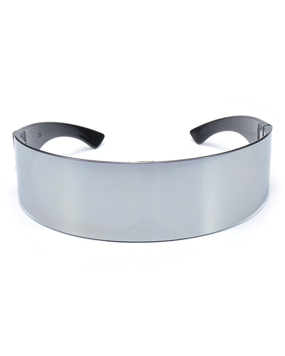 Bullet Visor-Silver-Regular-Front--Model---S