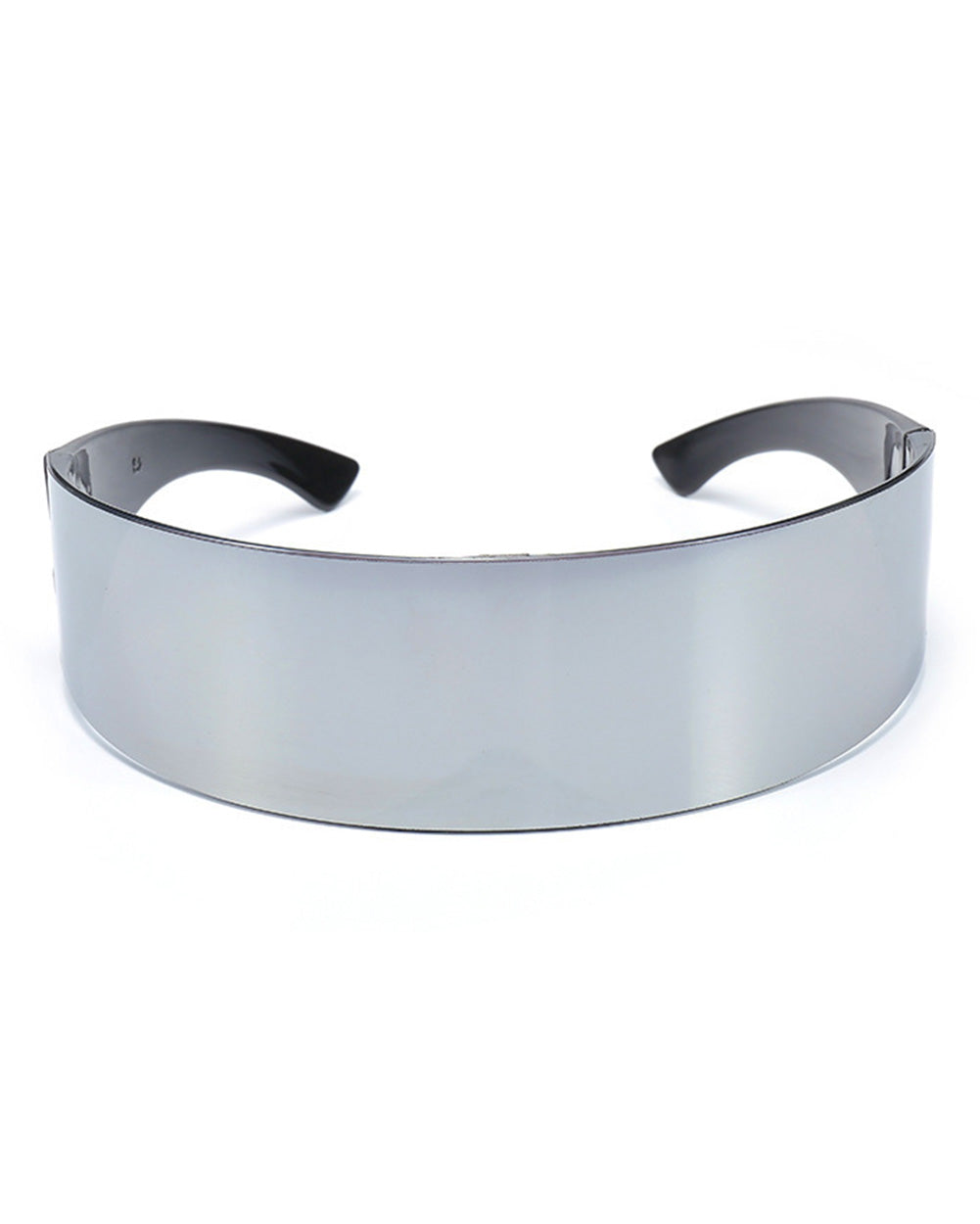 Bullet Visor-Silver-Regular-Front--Model---S