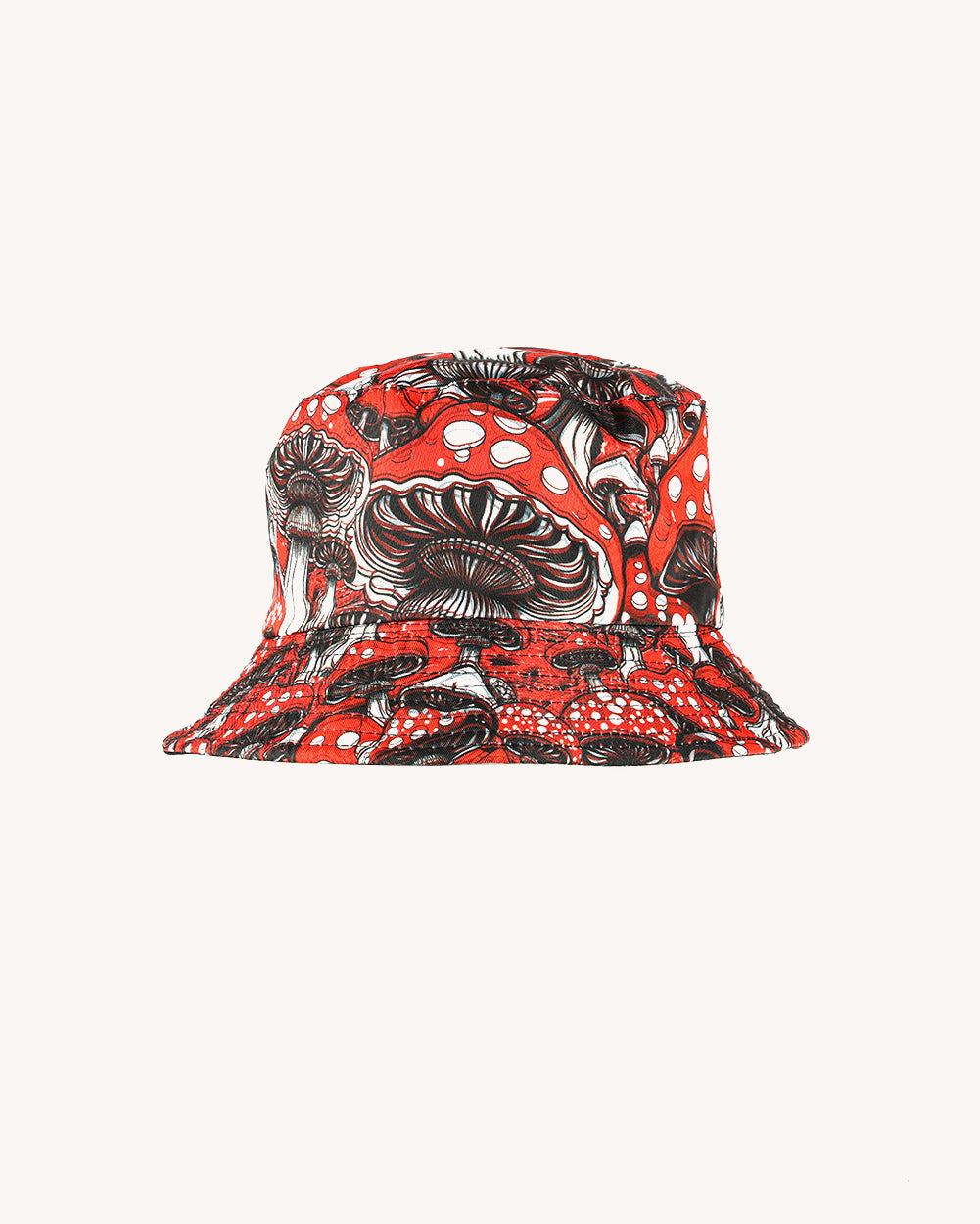 Secret of Life Mushroom Reversible Bucket Hat with Stash Pocket - Image 31581892903095