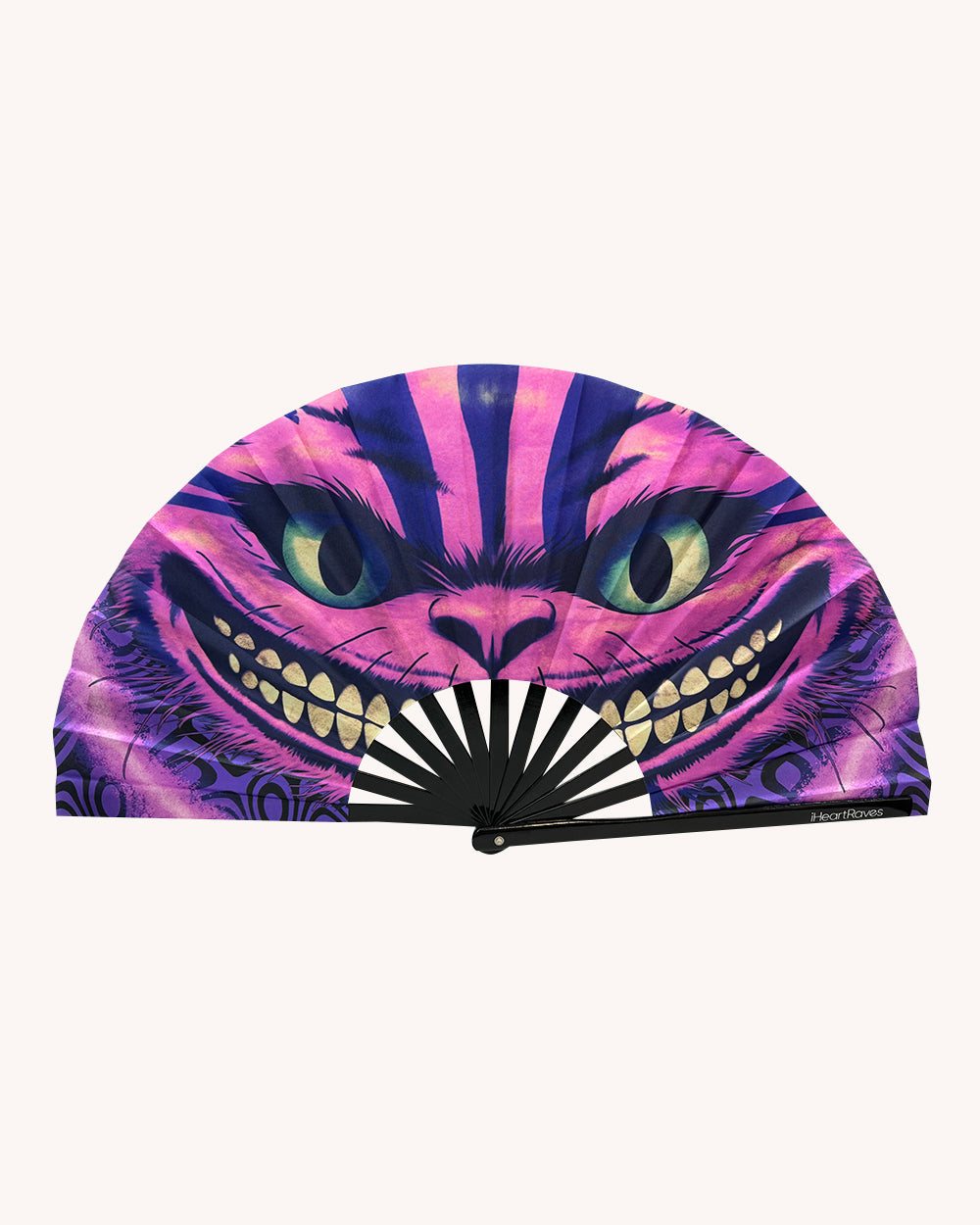 Cheshire Smile UV Reactive Hand Fan - Image 34809454952631