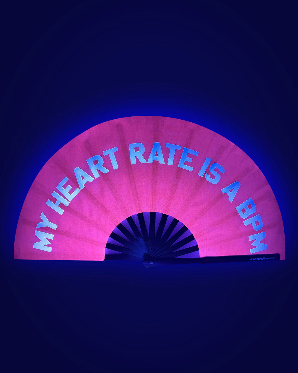 My Heart Rate is a BPM Hand Fan - Image 1