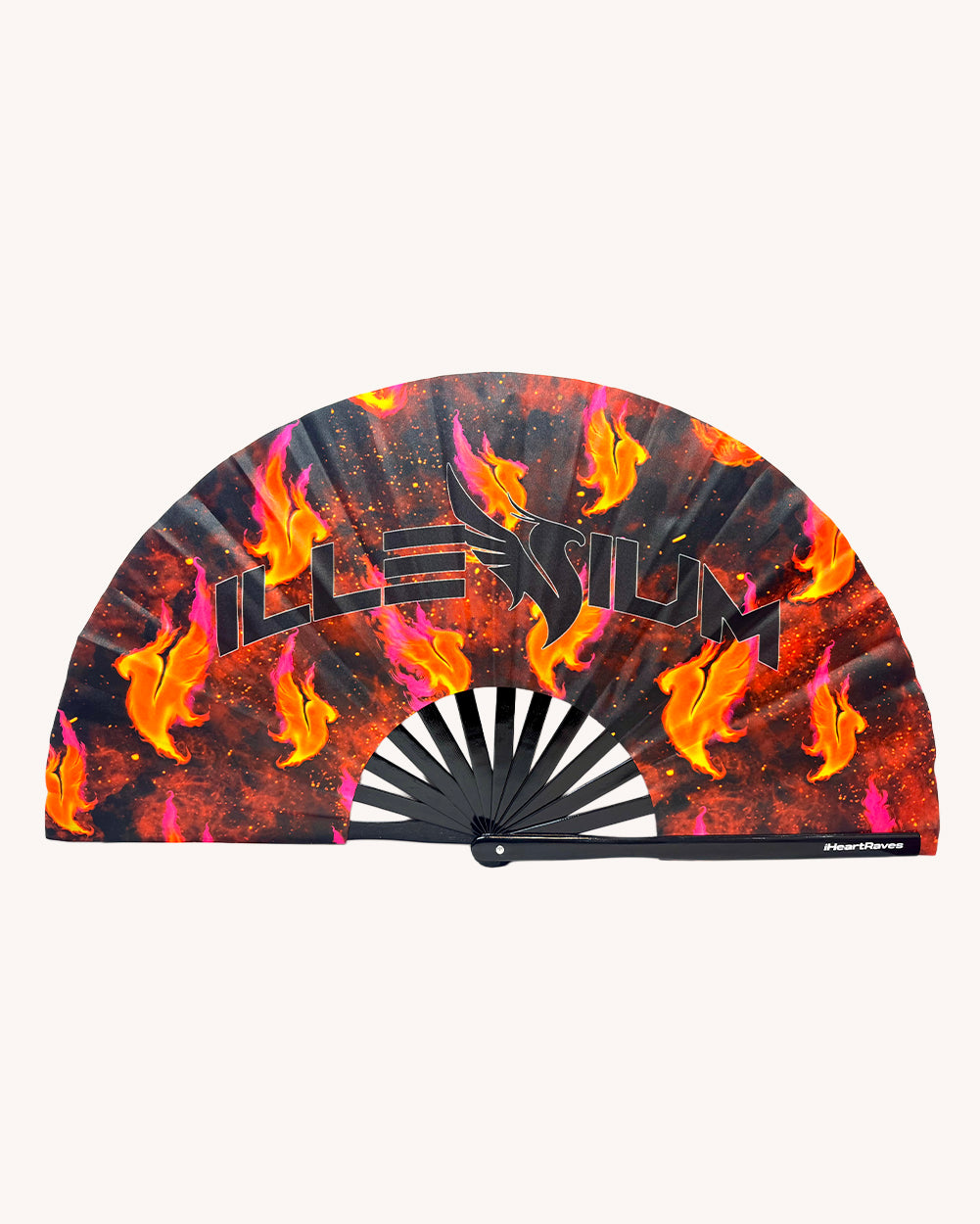 iHR x ILLENIUM From the Ashes Hand Fan - Image 33602408284343