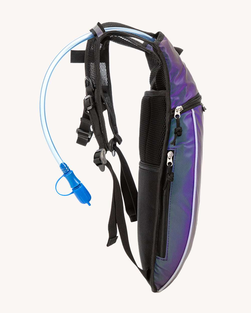 Cyber Connection Rainbow Reflective Anti-Theft Hydration Pack - Image 34532030677175