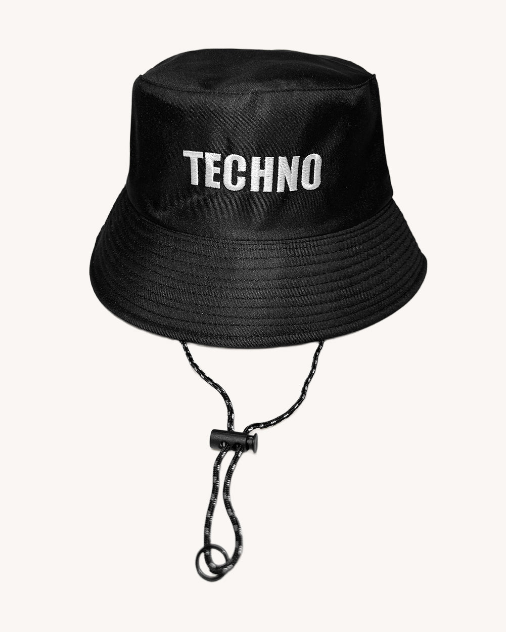 Techno Bucket Hat with Removable Wind Cord - Image 34646951002295