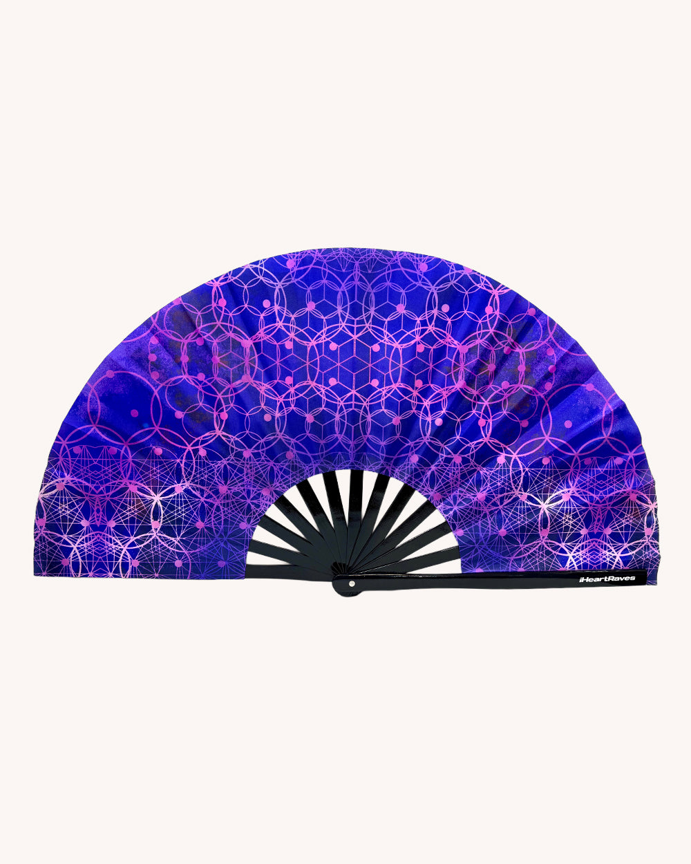 Violet Vibrations Hand Fan - Image 34647460184247