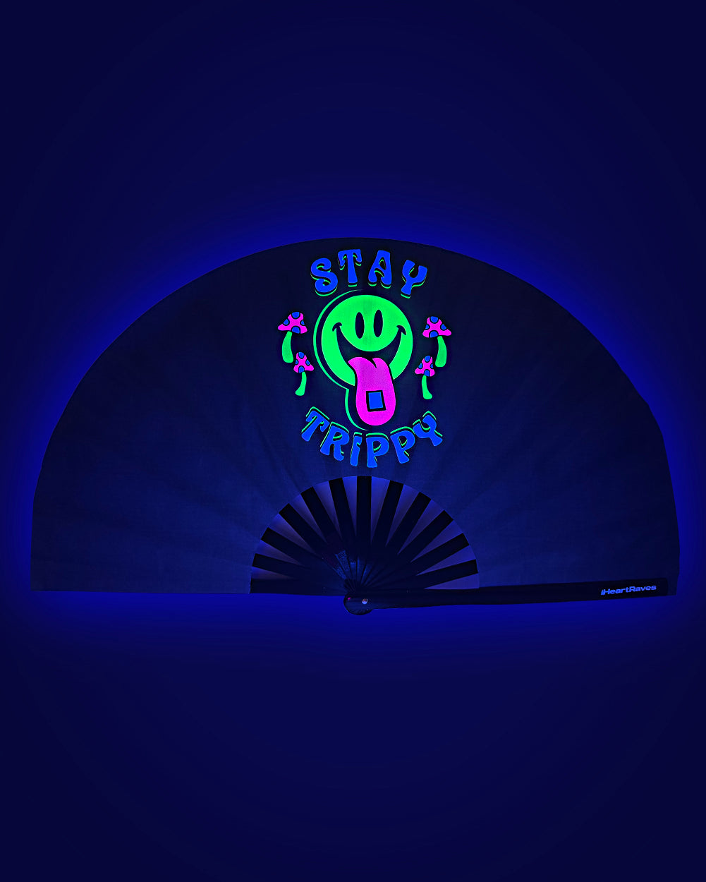 Stay Trippy Hand Fan - Image 34687821873335