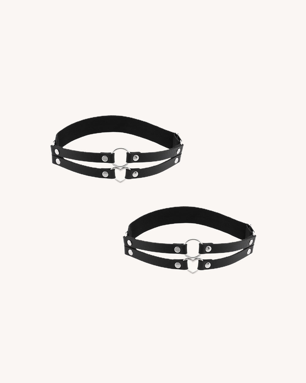 Double O-Ring Pair Leg Garters - Image 34712486117559