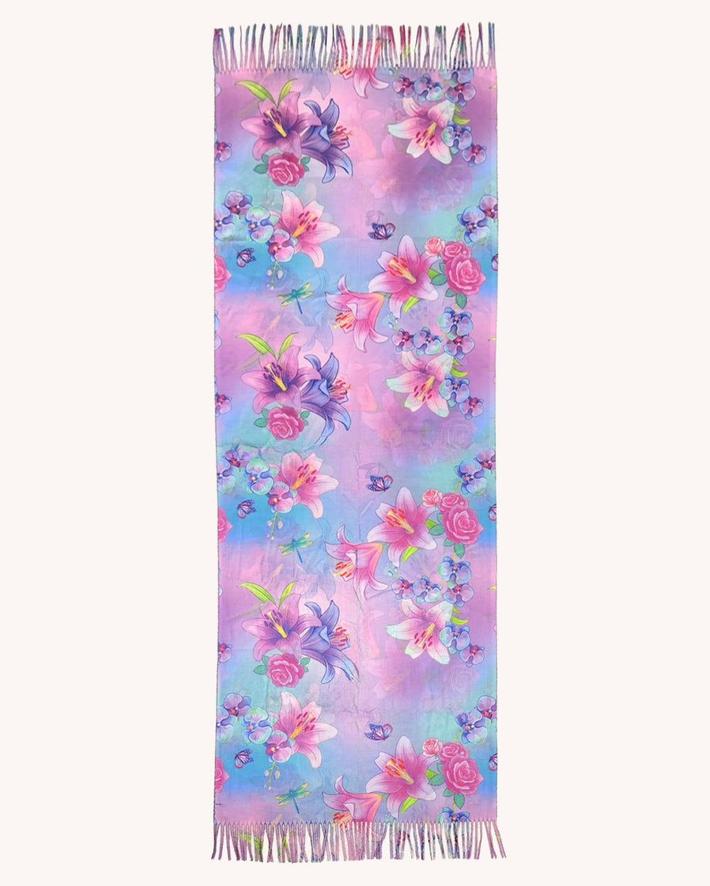 Cotton Candy Garden Pashmina - Image 36382215438519