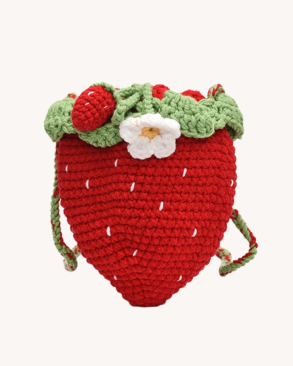 Strawberry Crochet Sling Bag - Image 36436177223863