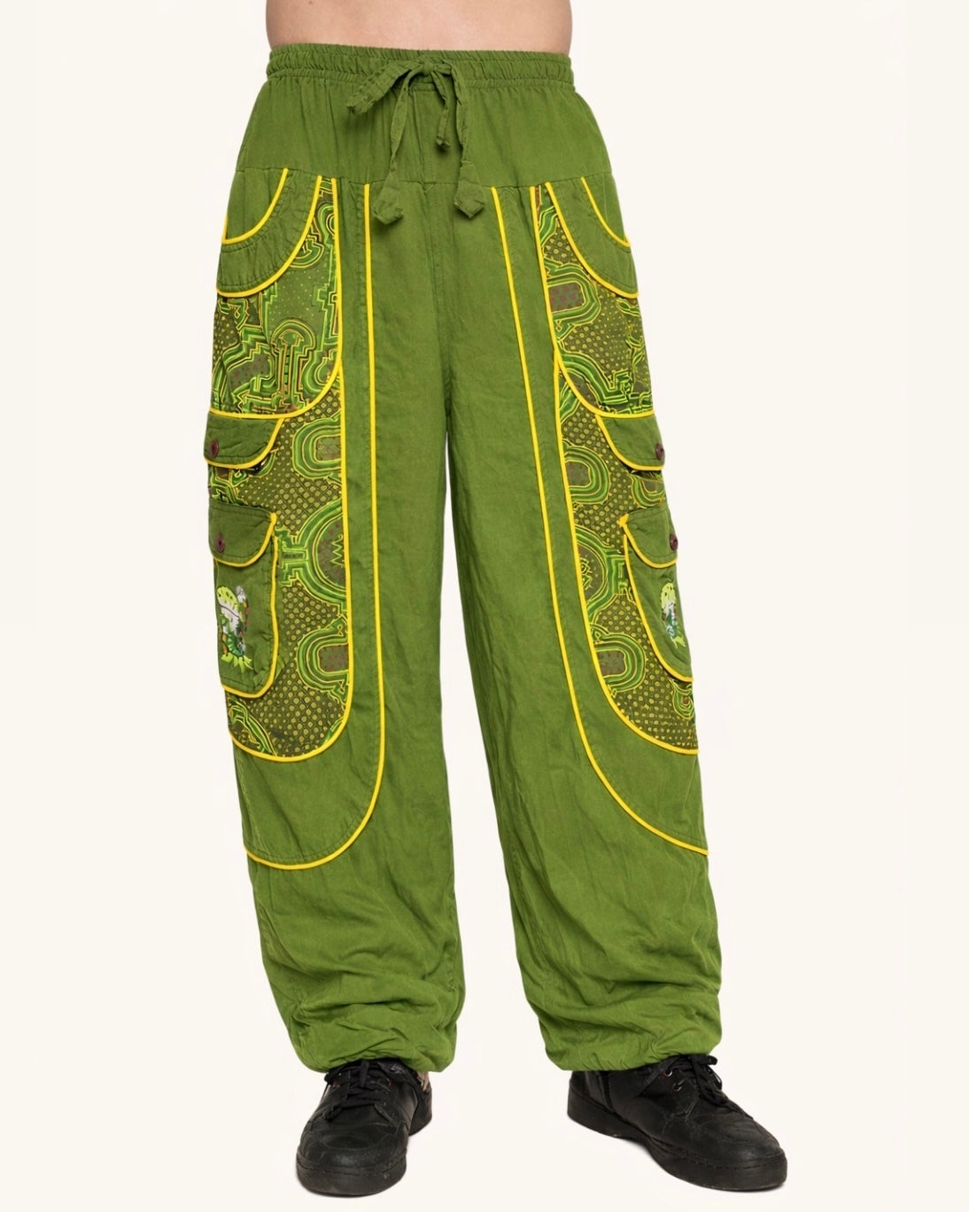Gimme That Wonky Bass Harem Pants-Men