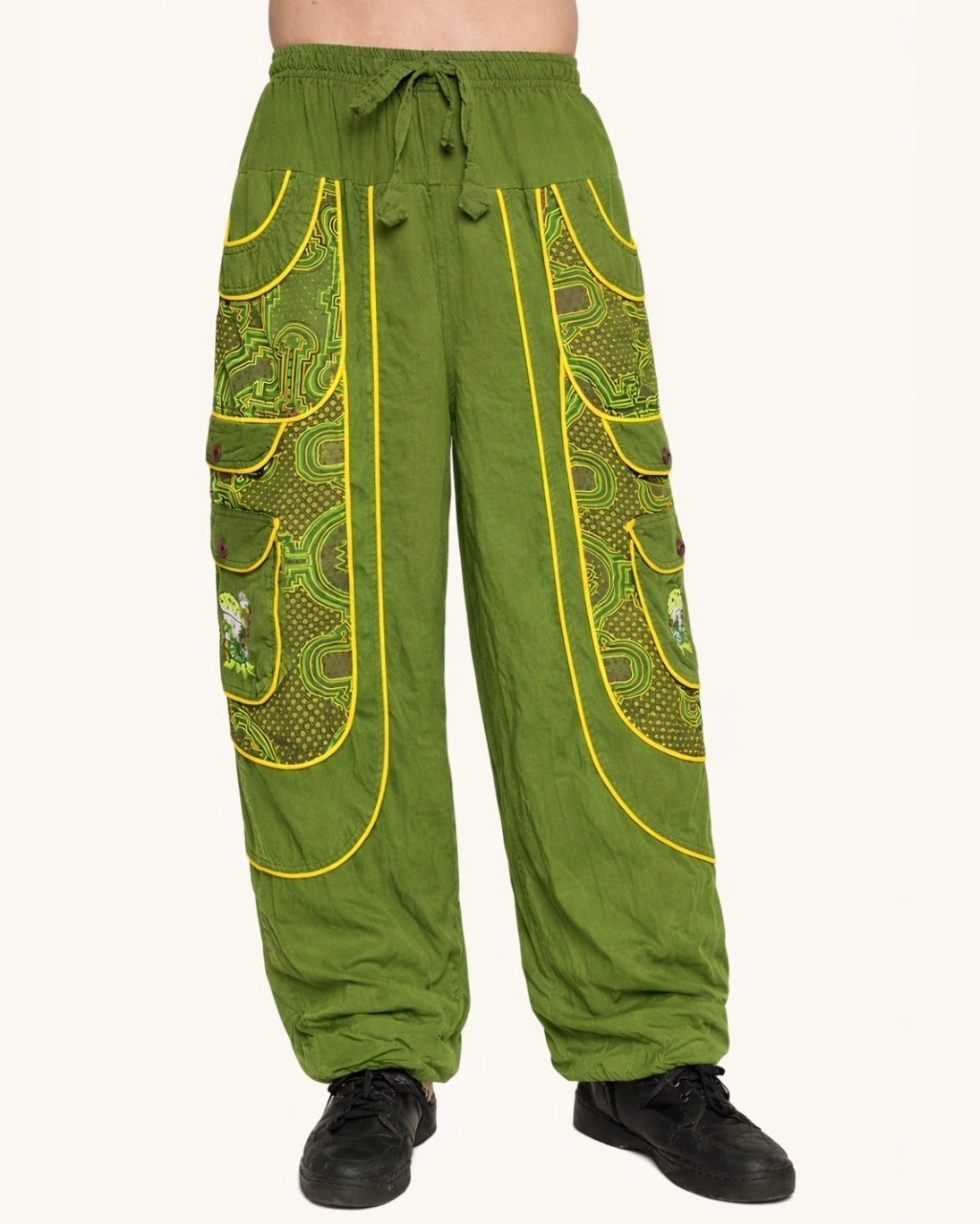 Gimme That Wonky Bass Harem Pants-Men
