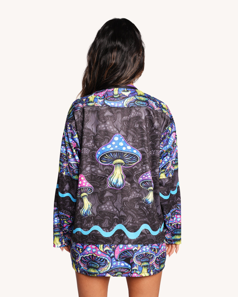All These Shroomies UV Reactive Hockey Jersey - Image 1