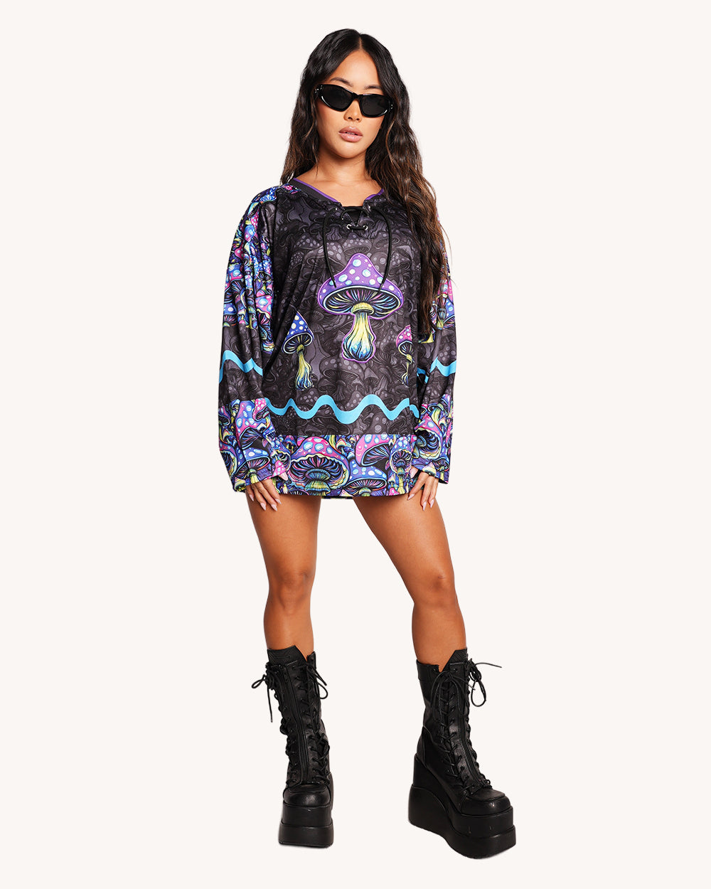 All These Shroomies UV Reactive Hockey Jersey - Image 2