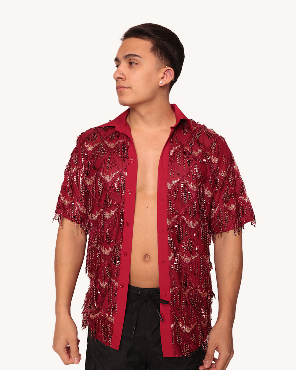Dusk Till Dawn Sparkle Button Up-Men