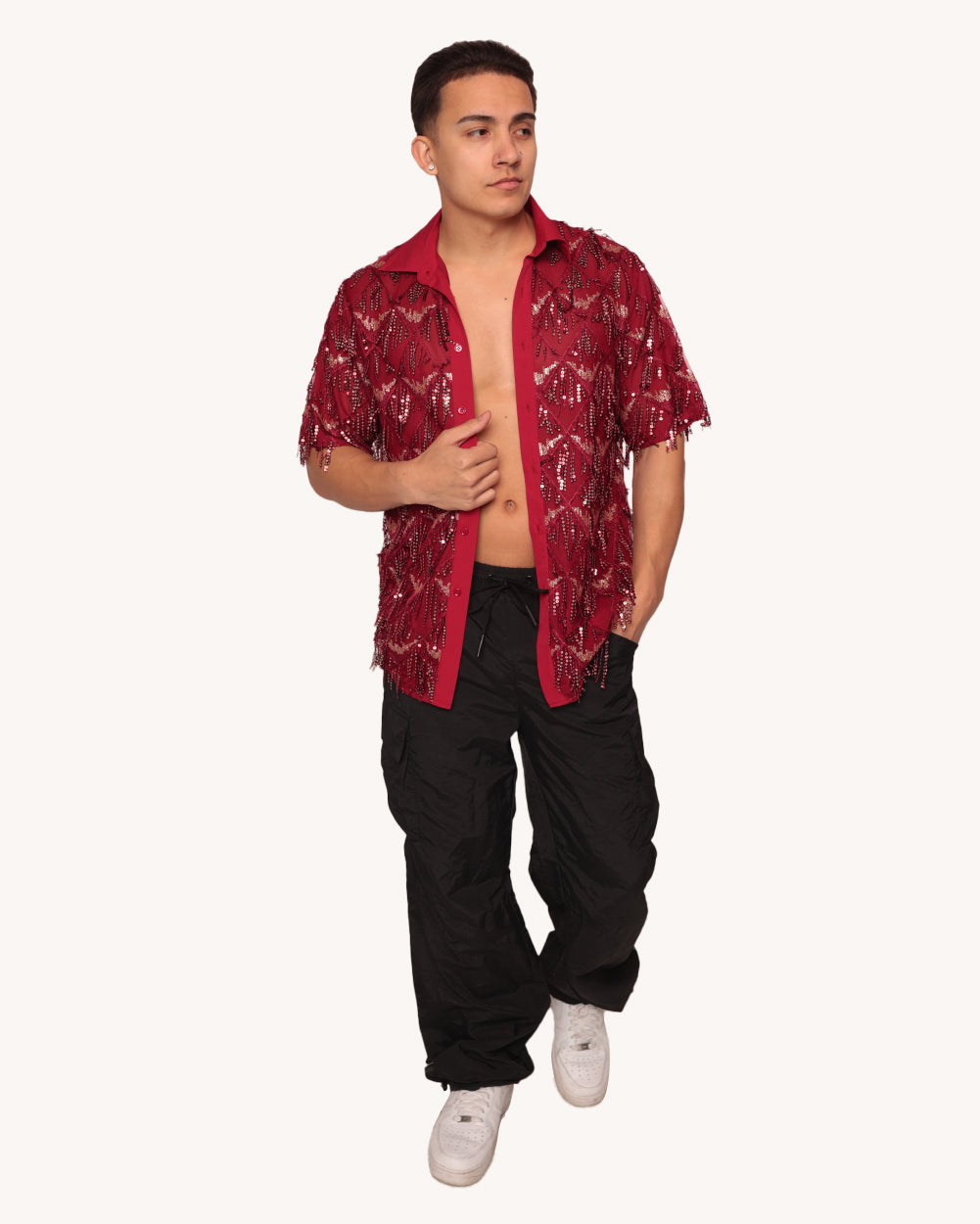 Dusk Till Dawn Sparkle Button Up-Men