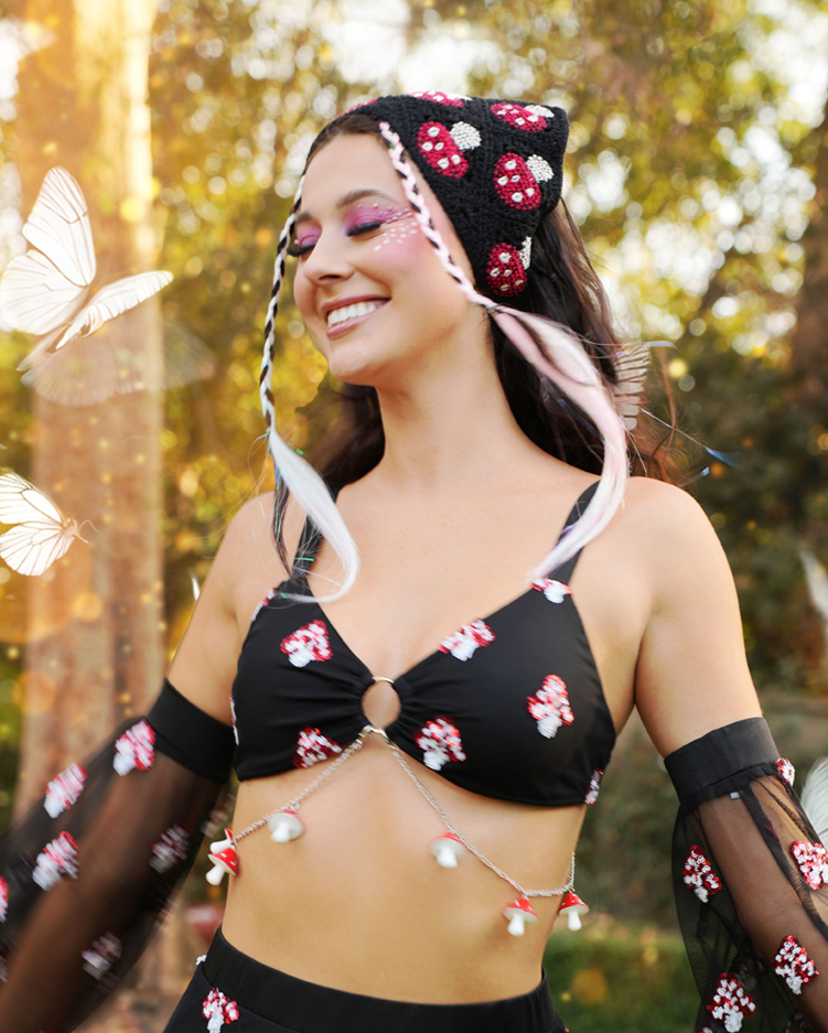 Mushroom Magic Top With Sleeves - Image 31906177745079