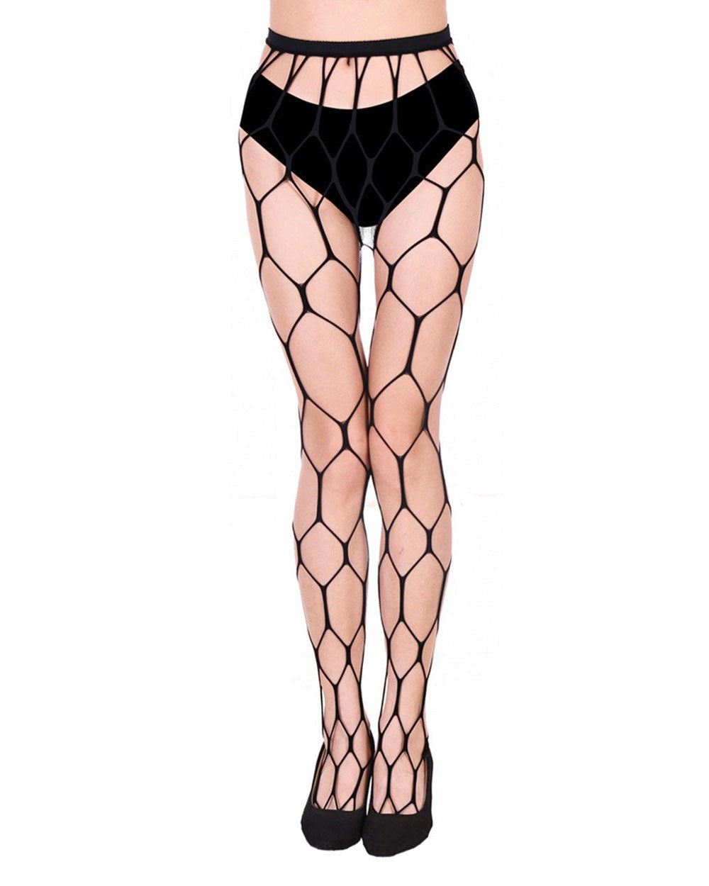 Bangers-Only-Open-Net-Tights-Black-Front