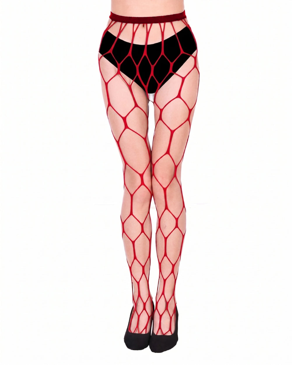 Bangers Only Open Net Tights - Image 36357529305271