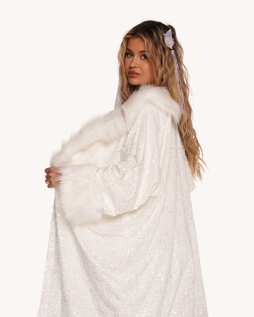 Barbie Mode Sequin Fur Jacket - Image 36236439158967