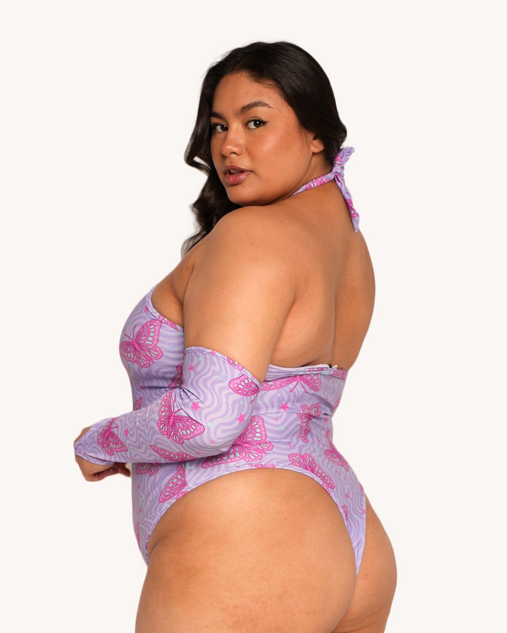 Bass Butterfly Bodysuit With Sleeves - Image 35209680781495
