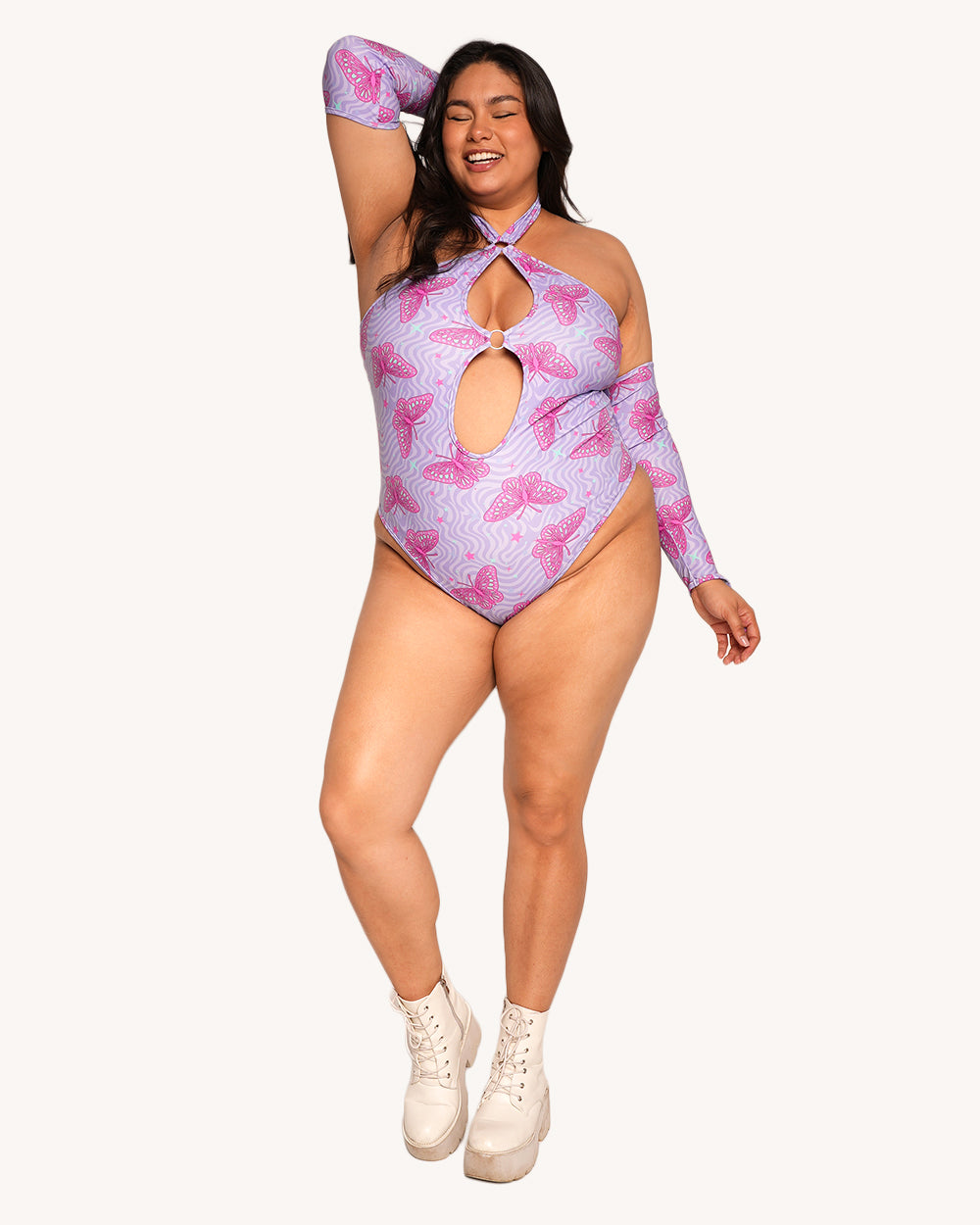 Bass Butterfly Bodysuit With Sleeves - Image 7