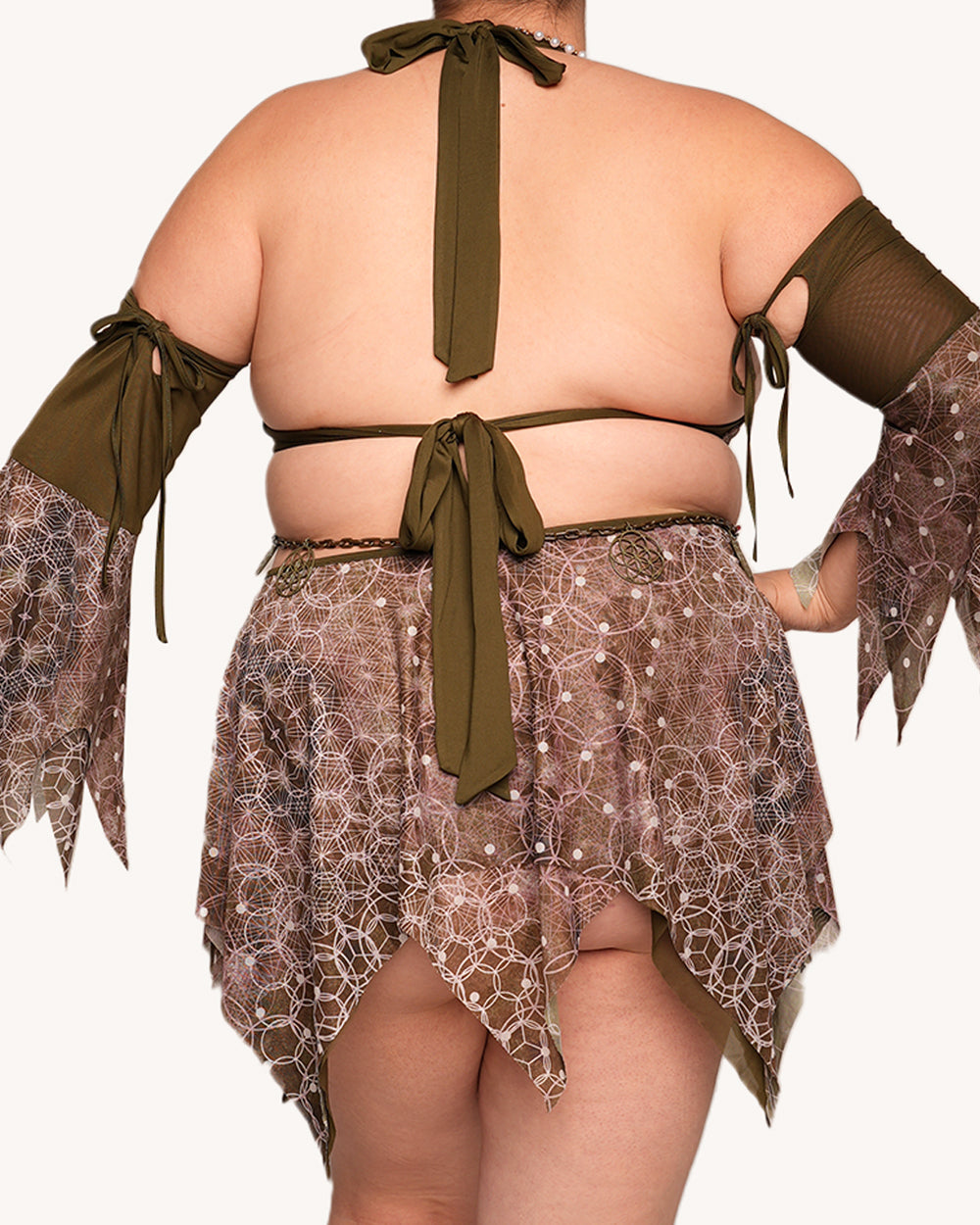 Beneath the Trees Dress with Sleeves - Image 7