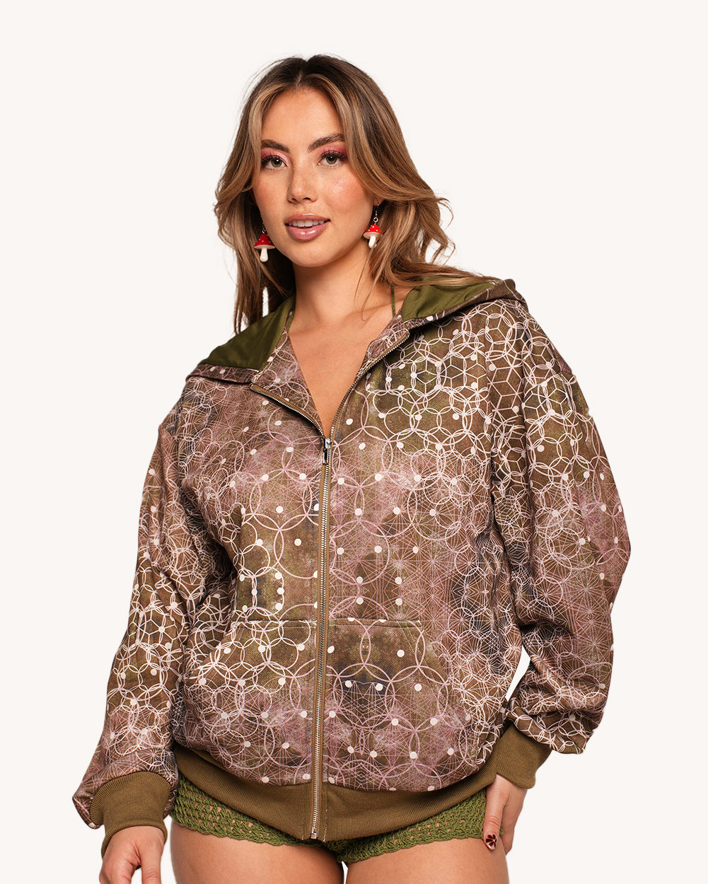 Beneath the Trees Zip Up Hoodie - Image 34131977535671