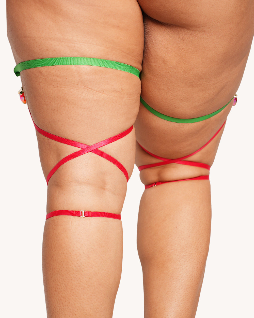 Berry Cute Chain Leg Garters - Image 3