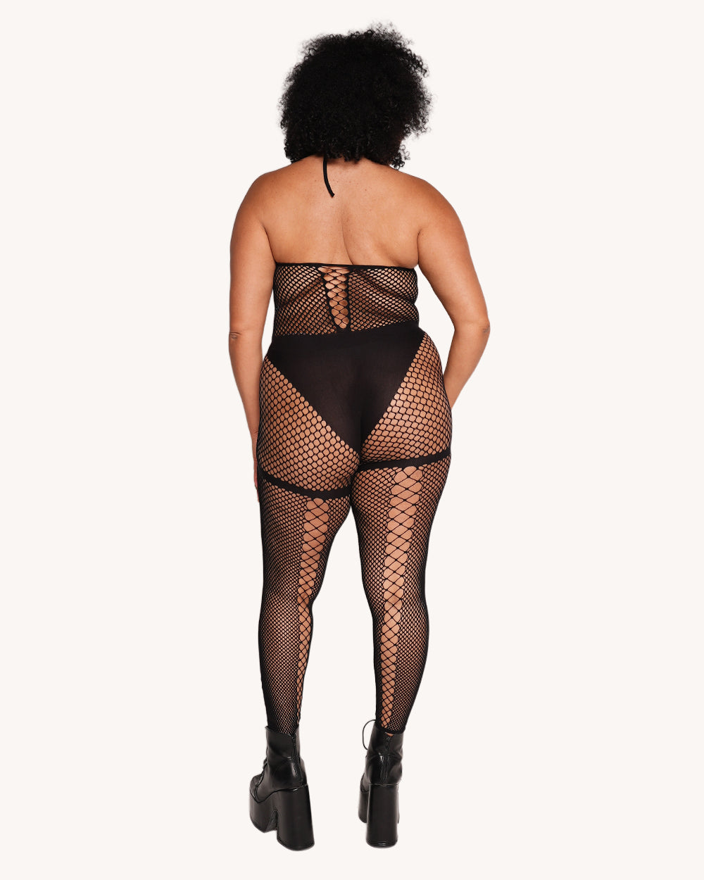 Booth Baddie Fishnet Jumpsuit - Image 6