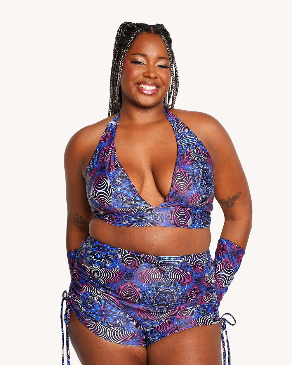 Brain Candy Halter Top with Sleeves - Image 5